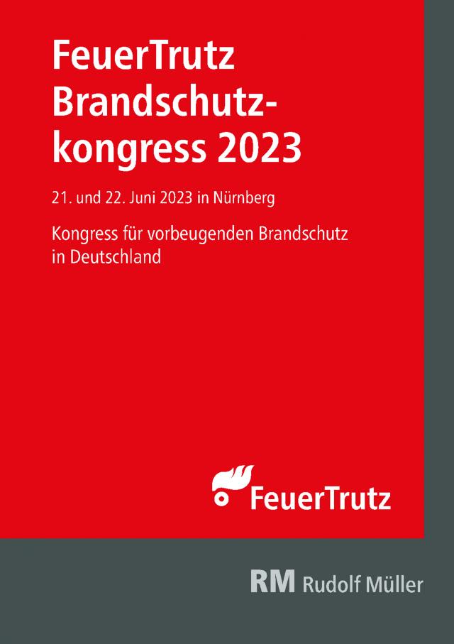 Tagungsband FeuerTrutz Brandschutzkongress 2023 - E-Book (PDF)