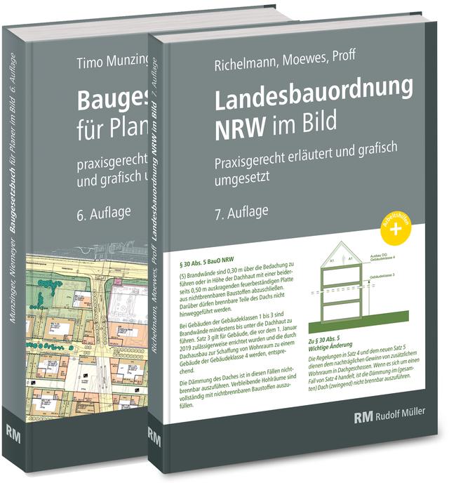 Buchpaket: Baugesetzbuch für Planer im Bild & Landesbauordnung NRW im Bild