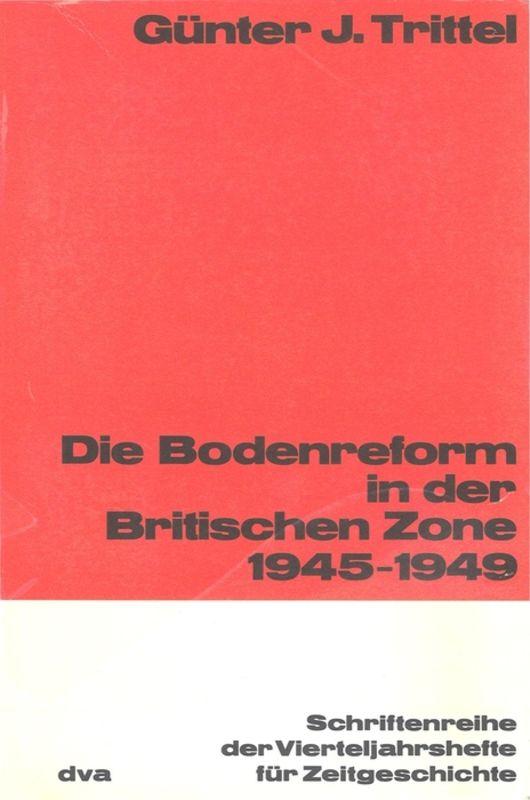 Die Bodenreform in der Britischen Zone 1945-1949