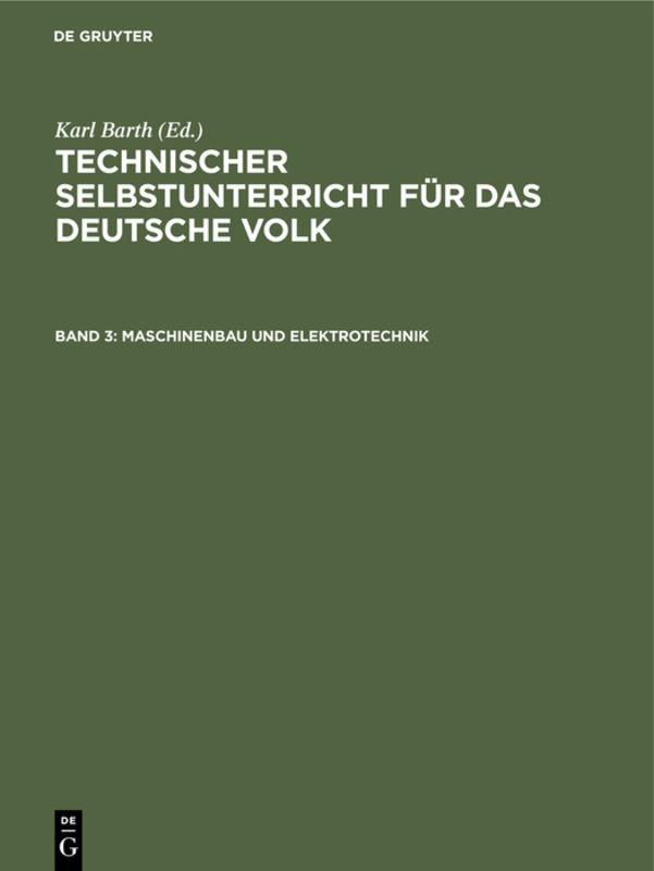 Maschinenbau und Elektrotechnik