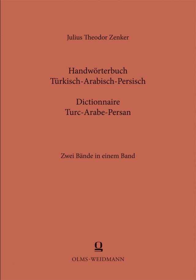 Handwörterbuch Türkisch-Arabisch-Persisch