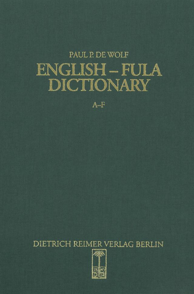 English-Fula Dictionary
