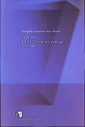 75 Jahre Erich Schmidt Verlag 1924-1999