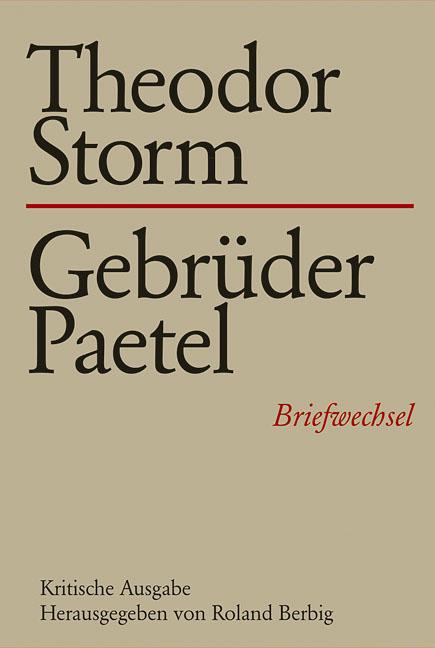 Theodor Storm - Gebrüder Paetel