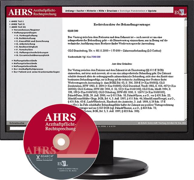 Arzthaftpflicht-Rechtsprechung digital / Arzthaftpflicht-Rechtsprechung I-III - bei Kombibezug Print und CD-ROM