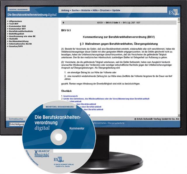 Die Berufskrankheitenverordnung (BKV) - bei Kombibezug Print und CD-ROM