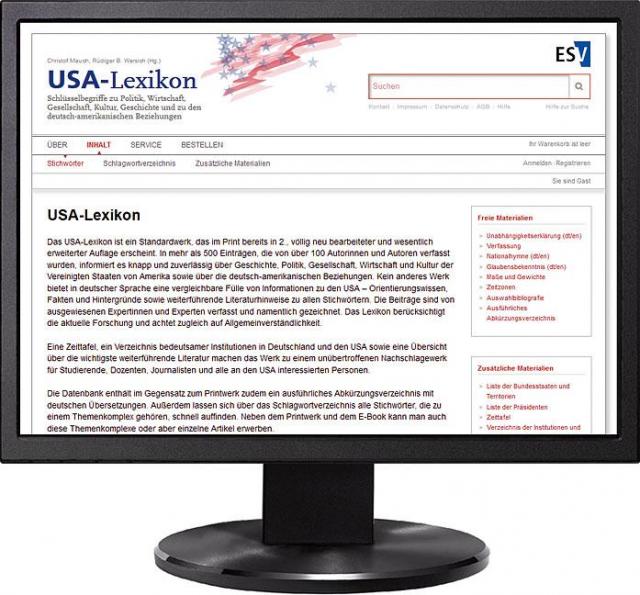 USA-Lexikon - Jahresabonnement bei Kombibezug Print und Datenbank