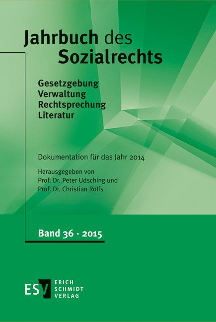Jahrbuch des Sozialrechts / Jahrbuch des Sozialrechts Dokumentation für das Jahr 2014