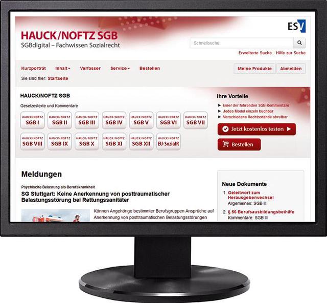 HAUCK/NOFTZ Modul SGB III: Arbeitsförderung - Jahresabonnement bei Kombibezug Print und Datenbank