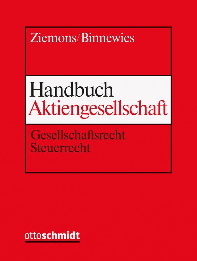 Handbuch Aktiengesellschaft