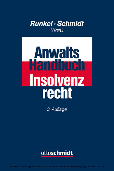 Anwalts-Handbuch Insolvenzrecht