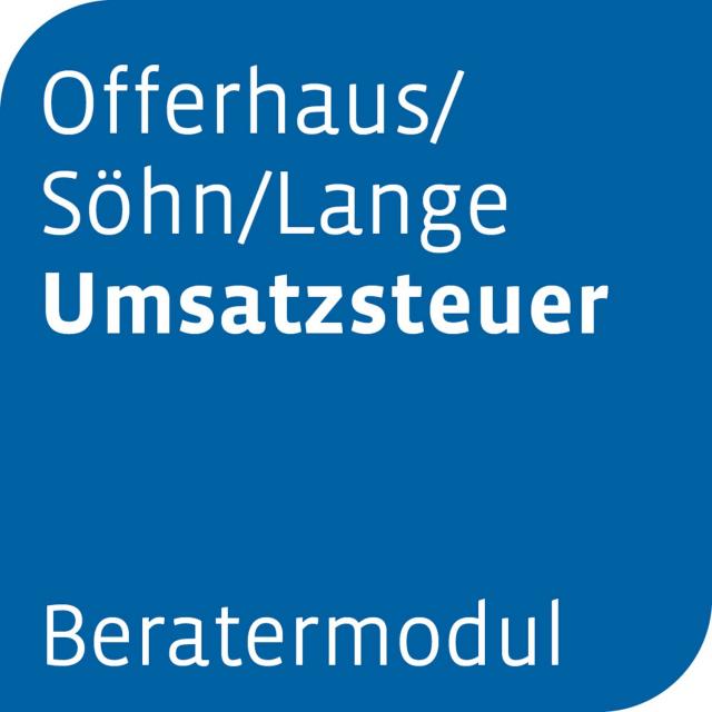 Beratermodul Offerhaus/Söhn/Lange, Umsatzsteuer