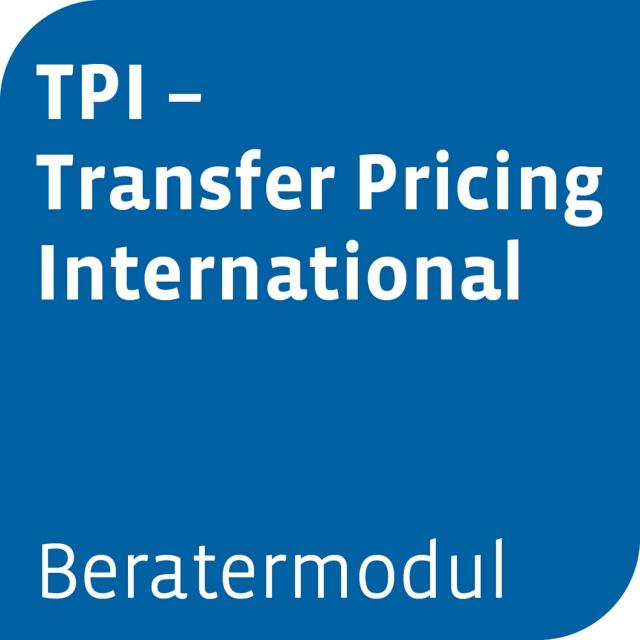 Beratermodul TPI - Transfer Pricing International