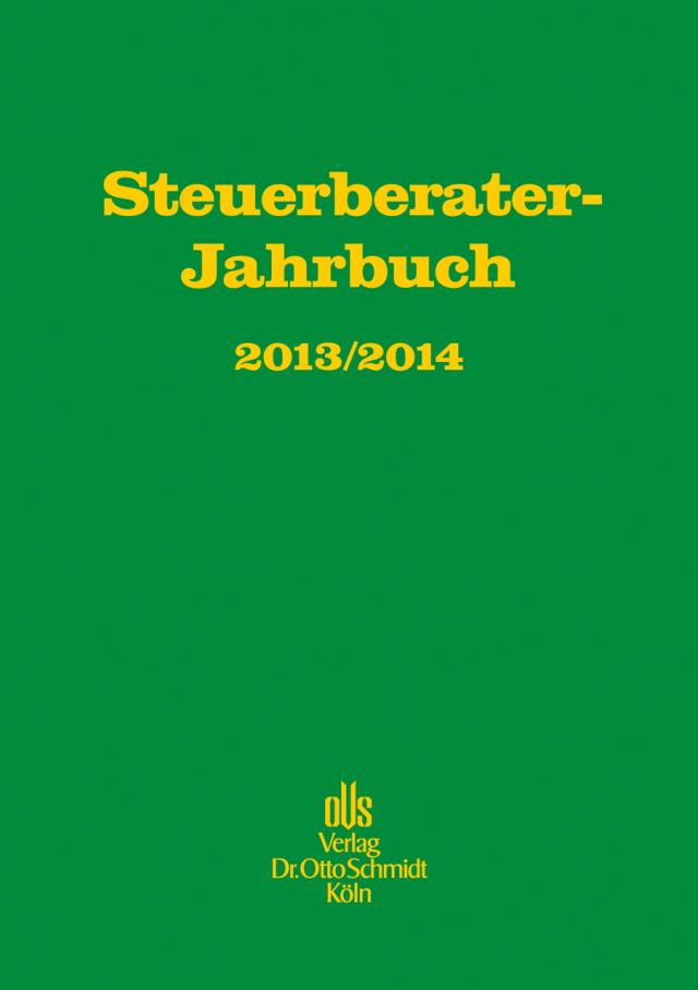 Steuerberater-Jahrbuch 2013/2014