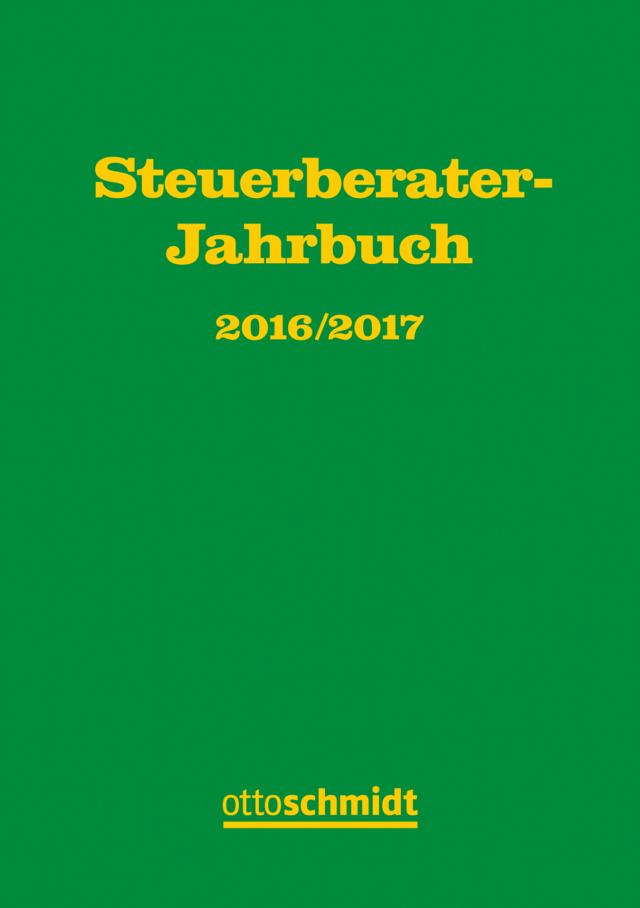 Steuerberater-Jahrbuch 2016/2017