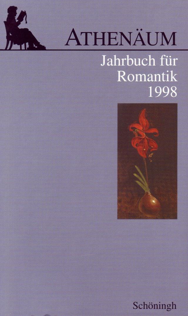 Athenäum - 8. Jahrgang 1998 - Jahrbuch für Romantik