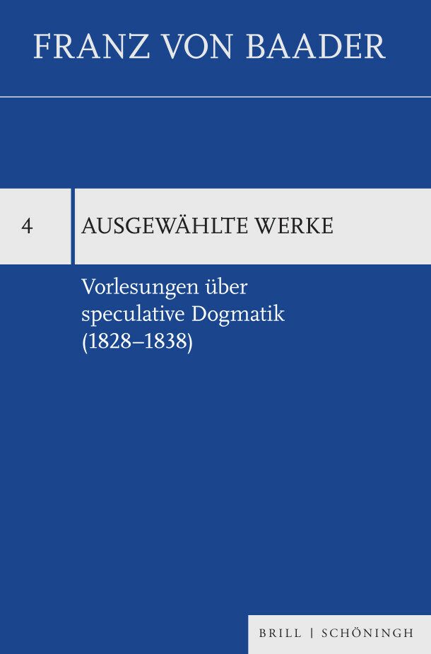 Vorlesungen über speculative Dogmatik (1828–1838)