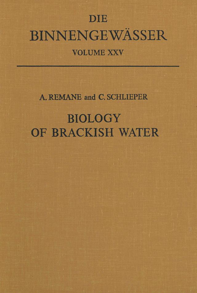Biology of Brackish Water