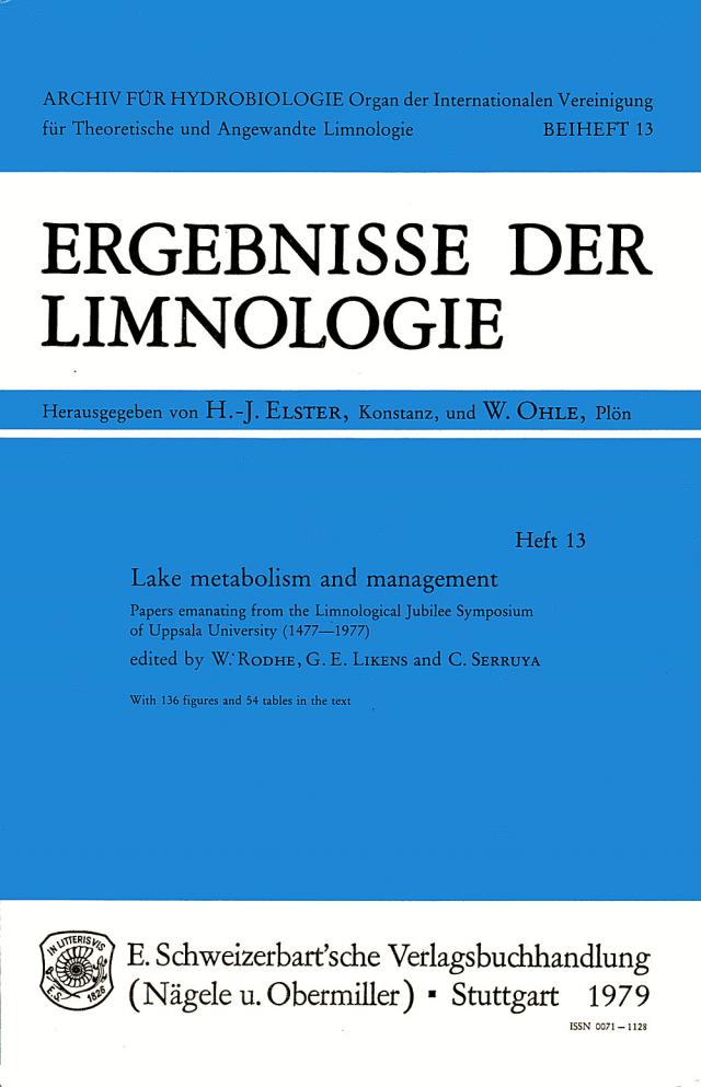 Lake Metabolism and Management