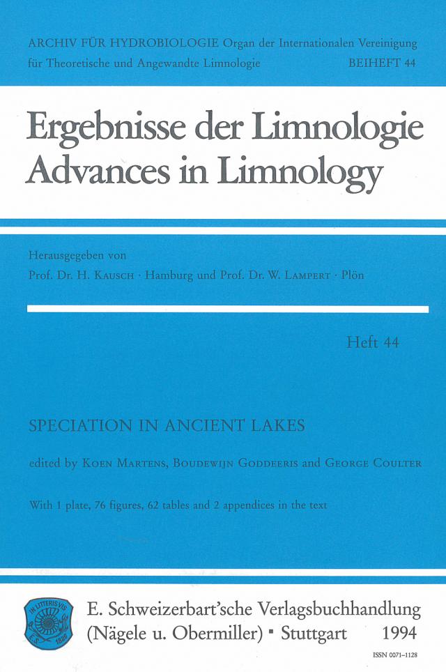 Speciation in ancient Lakes