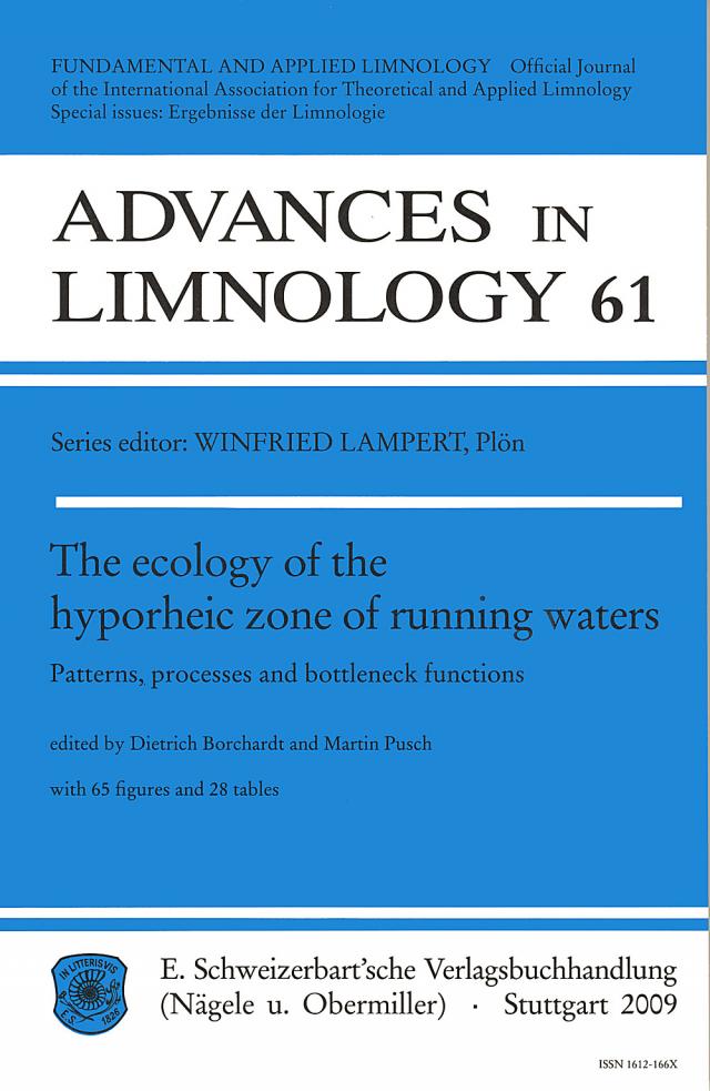 The ecology of the hyporheic zone of running waters