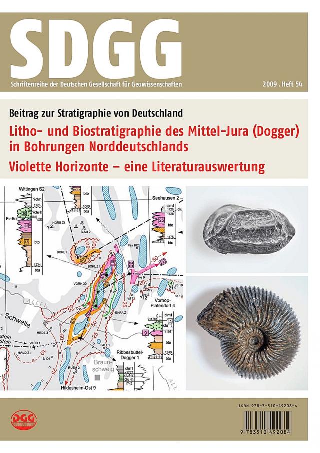 Litho- und Biostratigraphie des Mittel-Jura (Dogger) in Bohrungen Norddeutschlands - Violette Horizonte - eine Literaturauswertung