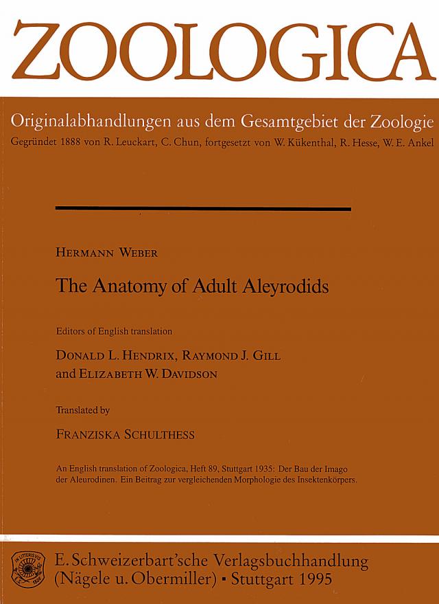 The Anatomy of Adult Aleyrodids