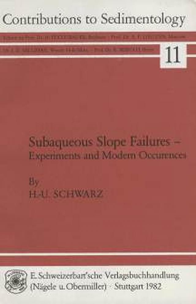 Subaqueous Slope Failures