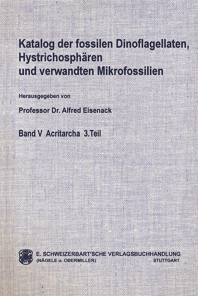 Katalog der fossilen Dinoflagellaten, Hystrichosphären und verwandten Mikrofossilien