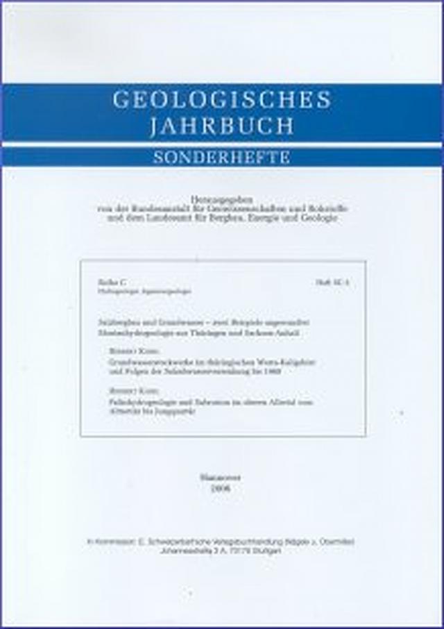 Salzbergbau und Grundwasser - zwei Beispiele angewandter Montanhydrogeologie aus Thüringen und Sachsen-Anhalt