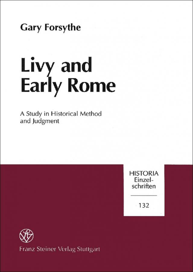 Livy and Early Rome