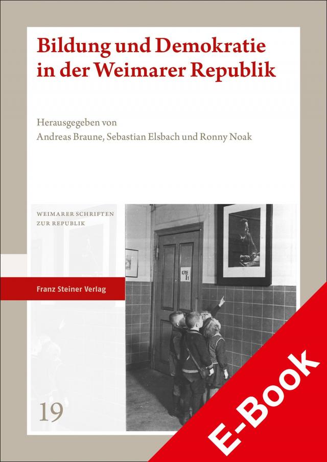 Bildung und Demokratie in der Weimarer Republik