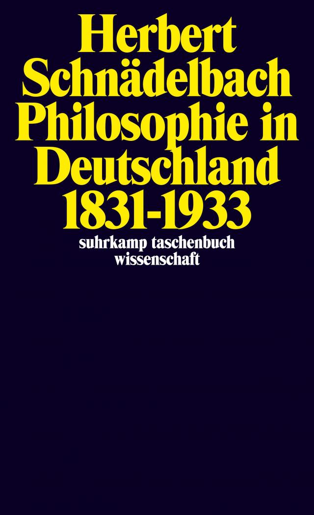 Philosophie in Deutschland 1831–1933