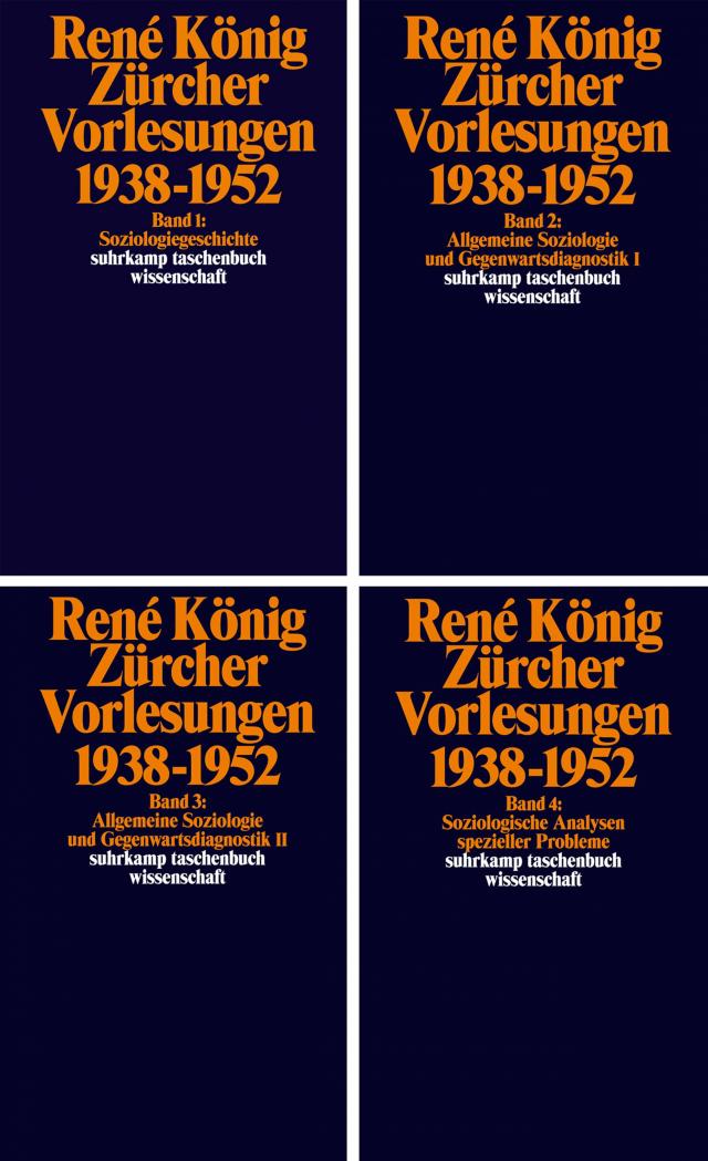 Zürcher Vorlesungen (1938-1952), 4 Teile. Bd.1