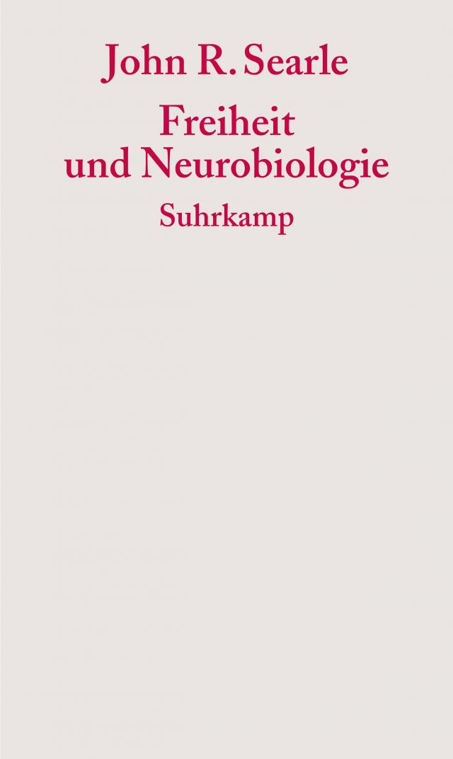 Freiheit und Neurobiologie