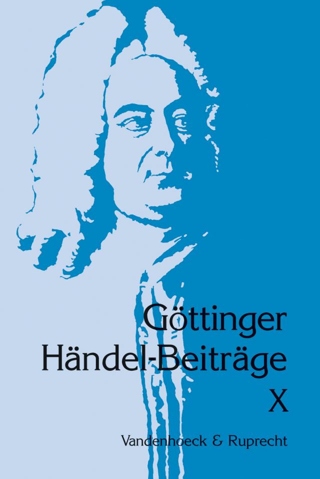 Göttinger Händel-Beiträge, Band 10