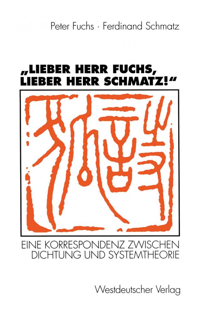 „Lieber Herr Fuchs, lieber Herr Schmatz!“