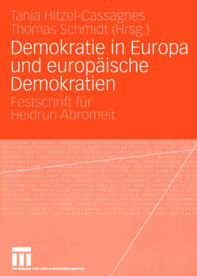 Demokratie in Europa und europäische Demokratien