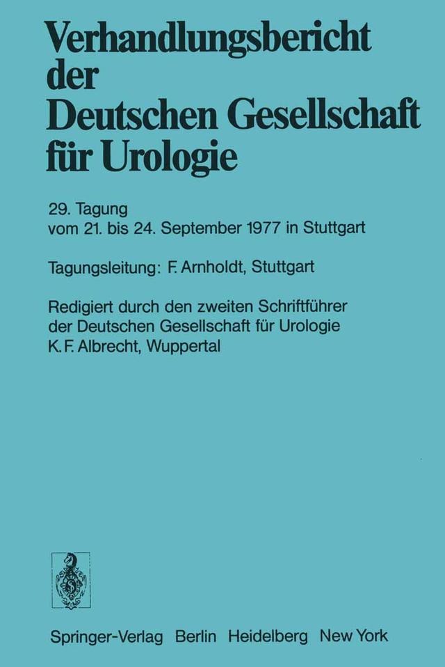 29. Tagung vom 21. September bis 24. September 1977 in Stuttgart