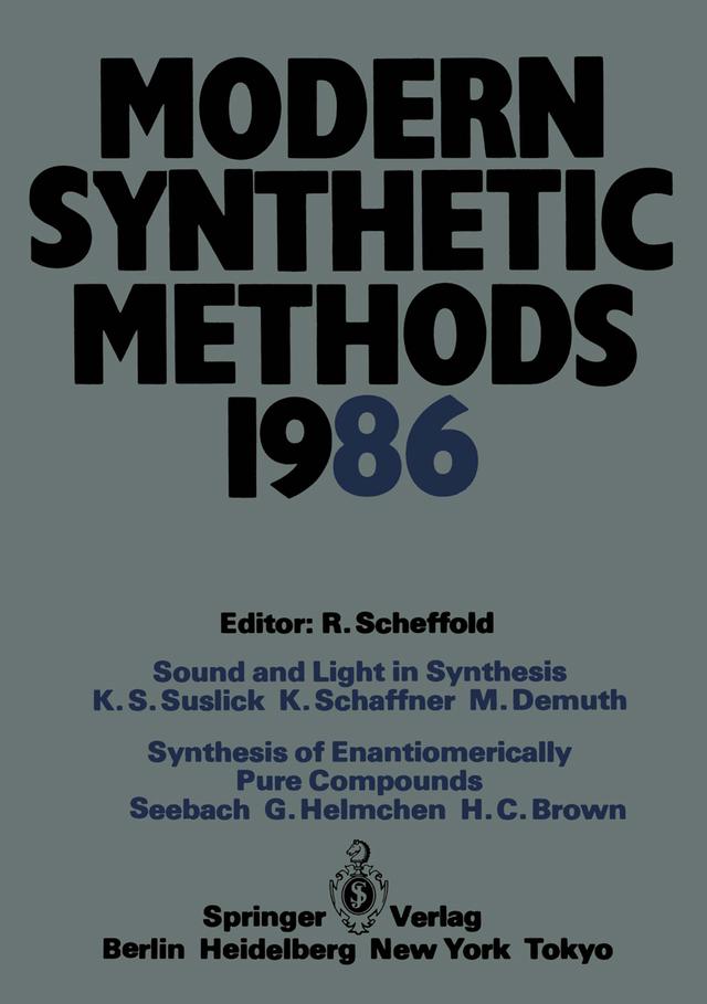 Modern Synthetic Methods 1986