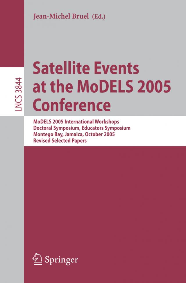 Satellite Events at the MoDELS 2005 Conference