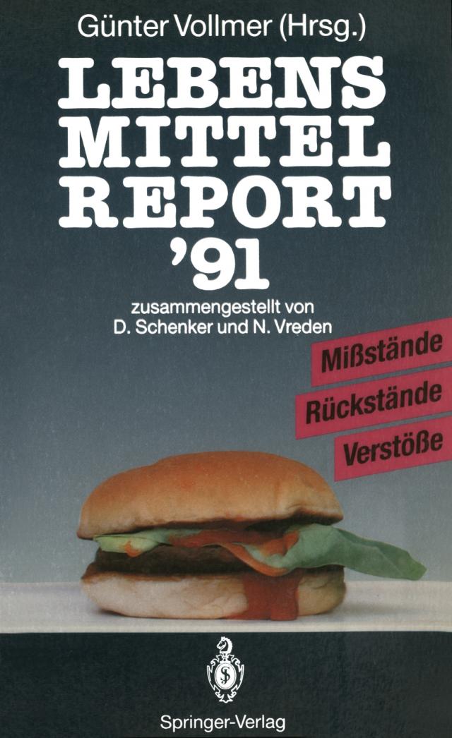 Lebensmittelreport ’91