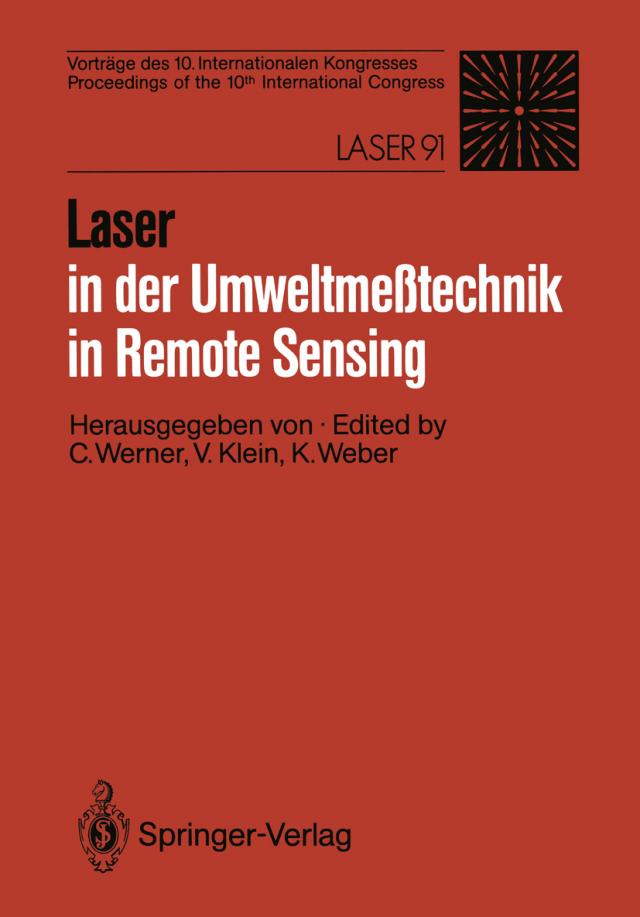 Laser in der Umweltmeßtechnik / Laser in Remote Sensing