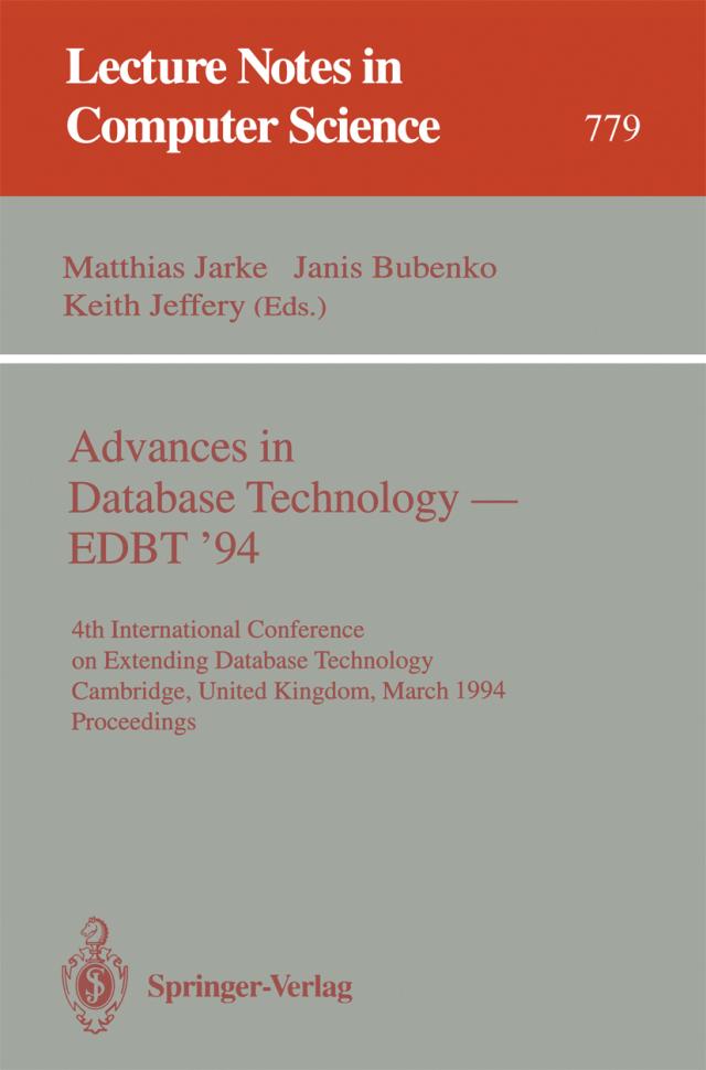 Advances in Database Technology - EDBT '94