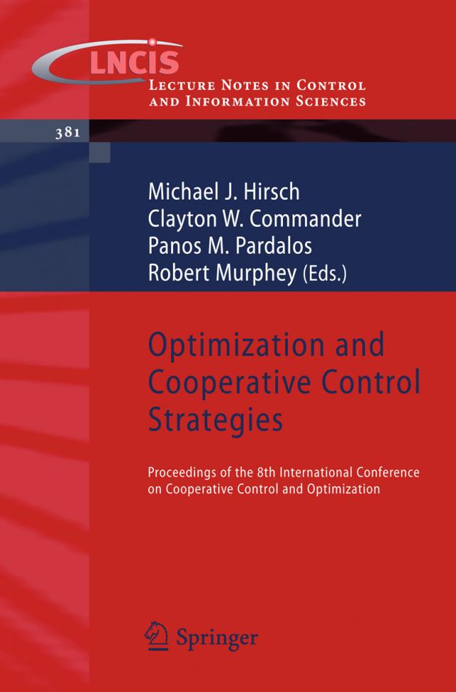 Optimization and Cooperative Control Strategies