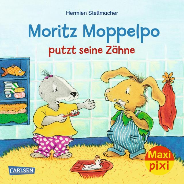 Moritz Moppelpo putzt seine Zähne VE5