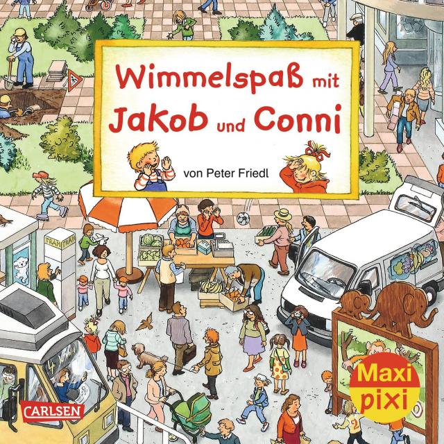 Maxi Pixi 171: VE 5 Wimmelspaß mit Jakob und Conni (5 Exemplare)