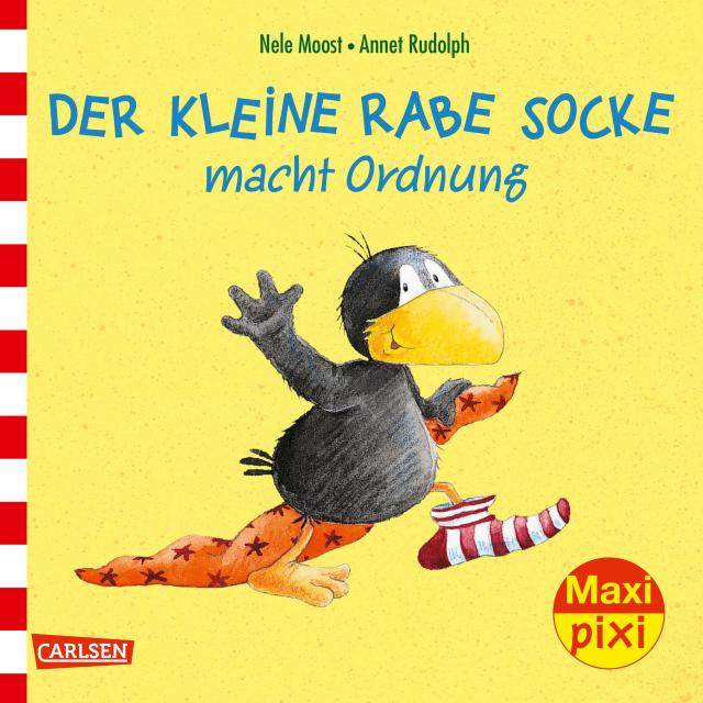 Maxi Pixi 232: VE 5 Der kleine Rabe Socke macht Ordnung (5 Exemplare)