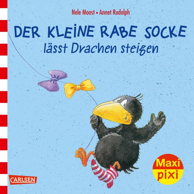 Maxi Pixi 233: VE 5 Der kleine Rabe Socke lässt Drachen steigen (5 Exemplare)