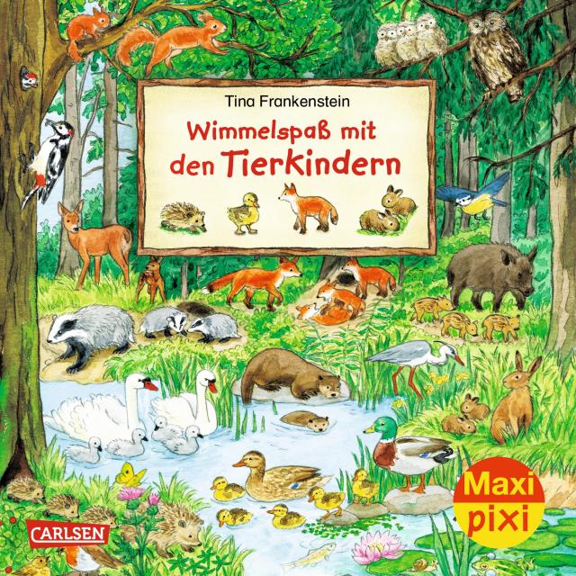 Maxi Pixi 281: VE 5 Wimmelspaß mit Tierkindern (5 Exemplare)